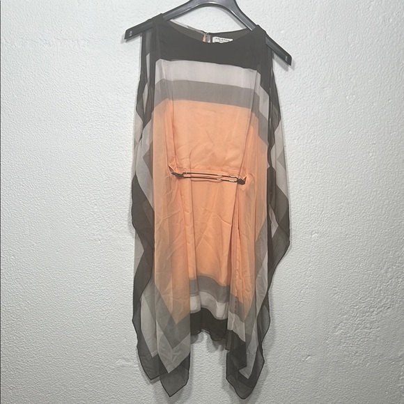HALSTON - heritage Chic Layered Dress with Belt size 10 - Picture 1 of 6